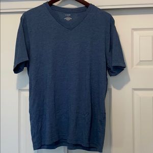 Nordstrom Mens V-neck Tshirt size L Blue